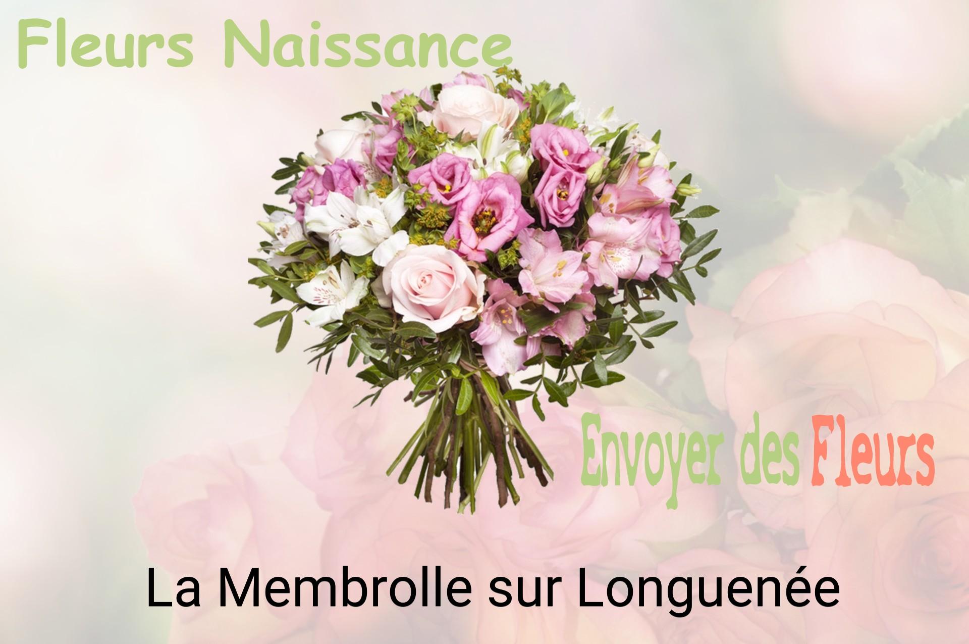 Bouquet de fleurs de naissance livré à La Membrolle-sur-Longuenée